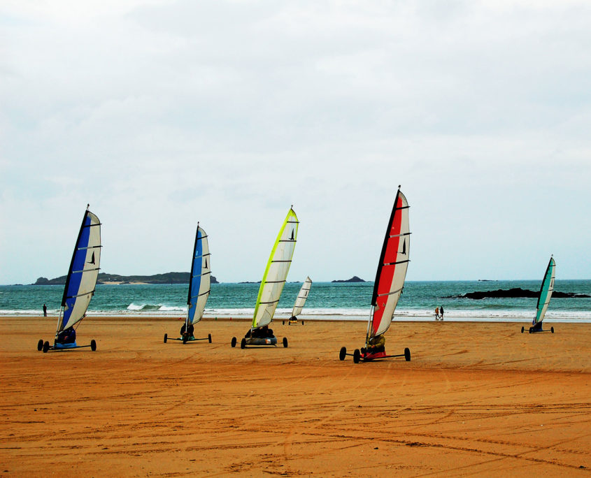 Le mondial du char à voile à Cherrueix