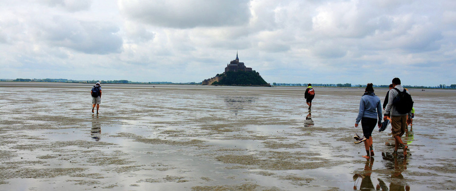 Traversée de la baie du Mont-Saint-Michel avec un guide