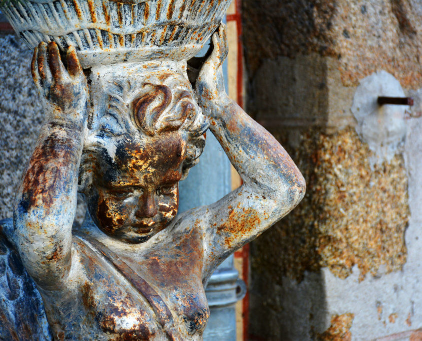 Sculpture au Mont-Saint-Michel