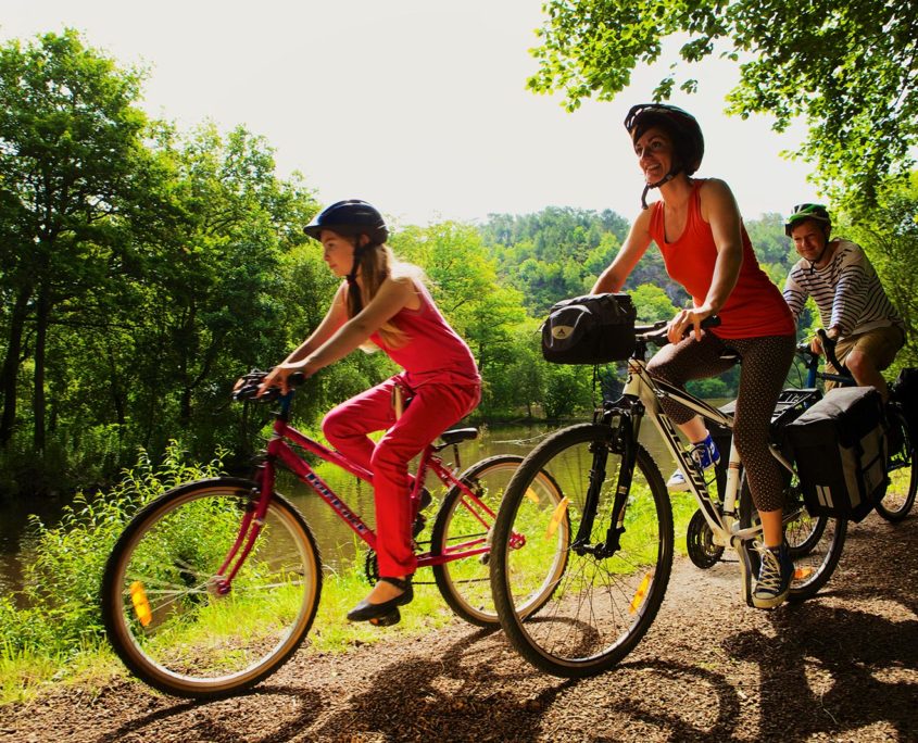 Balade en vélo et en famille