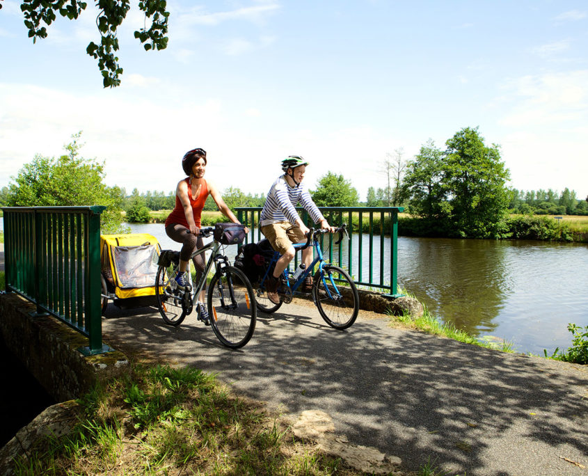 Balade en vélo en bord de rivière