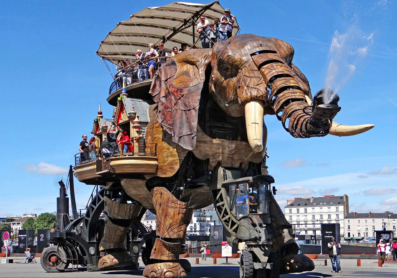 Le grand éléphant du voyage à Nantes