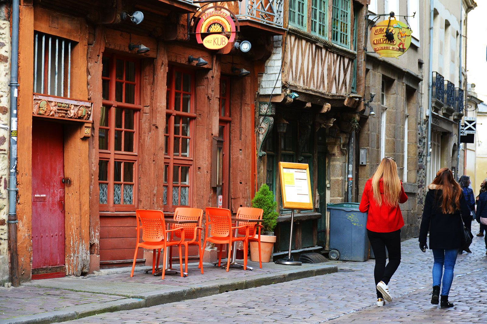 Balade dans le vieux Rennes, avec ses bars et restaurants