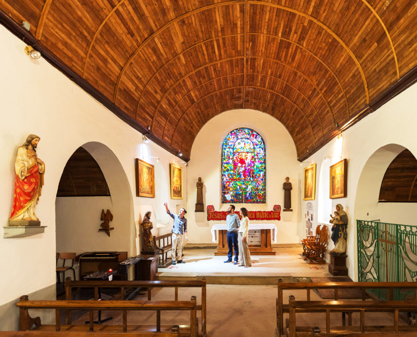 Visite guidée de l'église du Graal