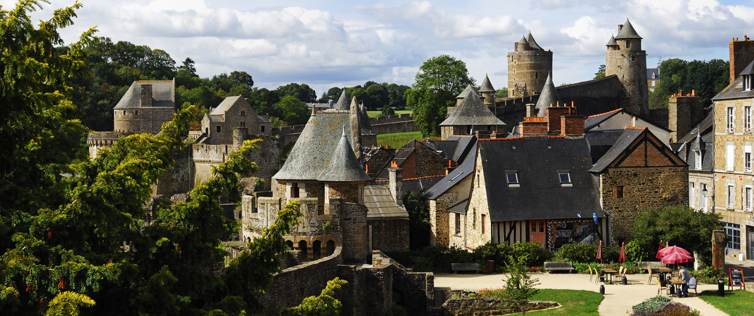 Vue sur le Château de Fougères