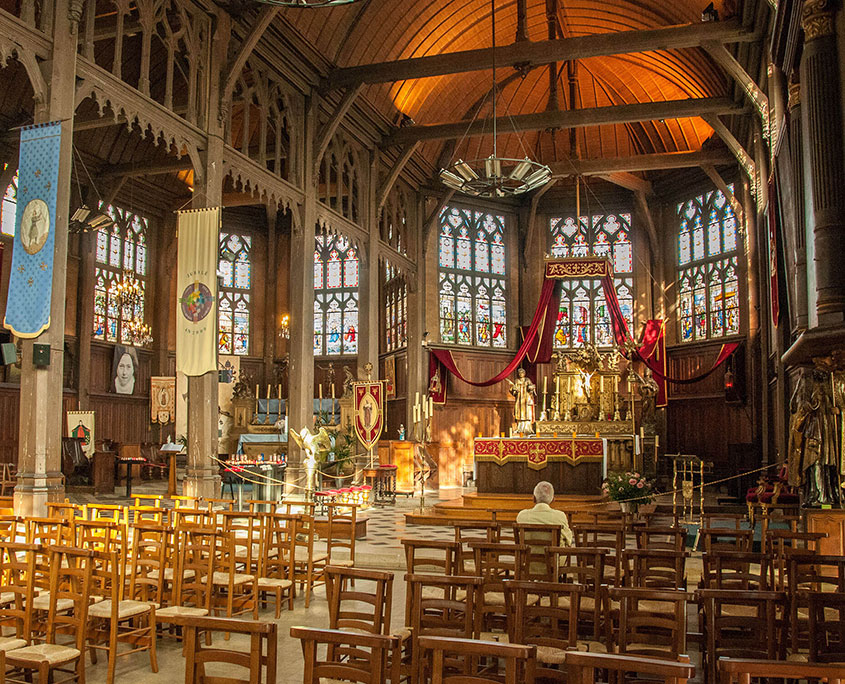 Eglise Sainte-Catherine à Honfleur, en bois