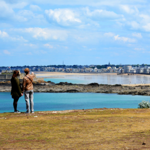 Balade en amoureux sur le Grand Bé et vue sur Saint-Malo