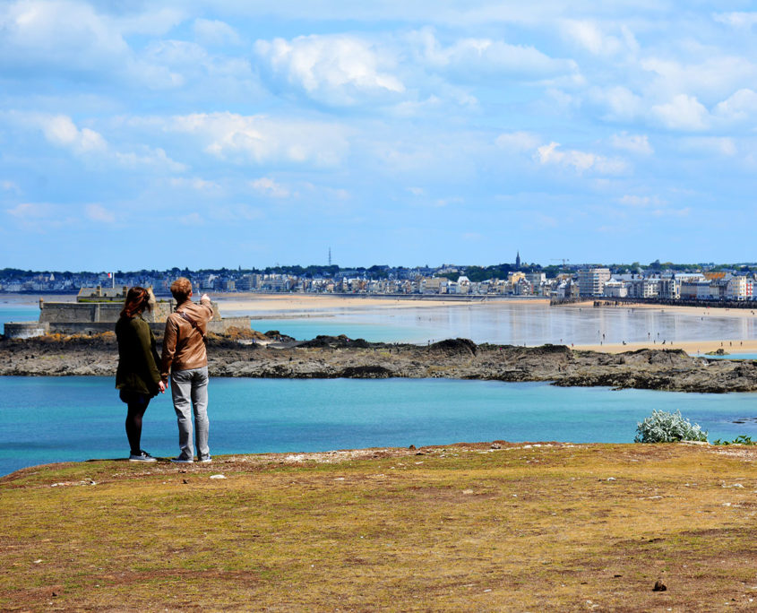 Balade en amoureux sur le Grand Bé et vue sur Saint-Malo