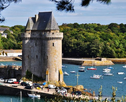 La tour Solidor dans le quartier de Saint-Servan à Saint-Malo