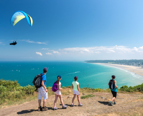 Balade en bord de mer et parapente