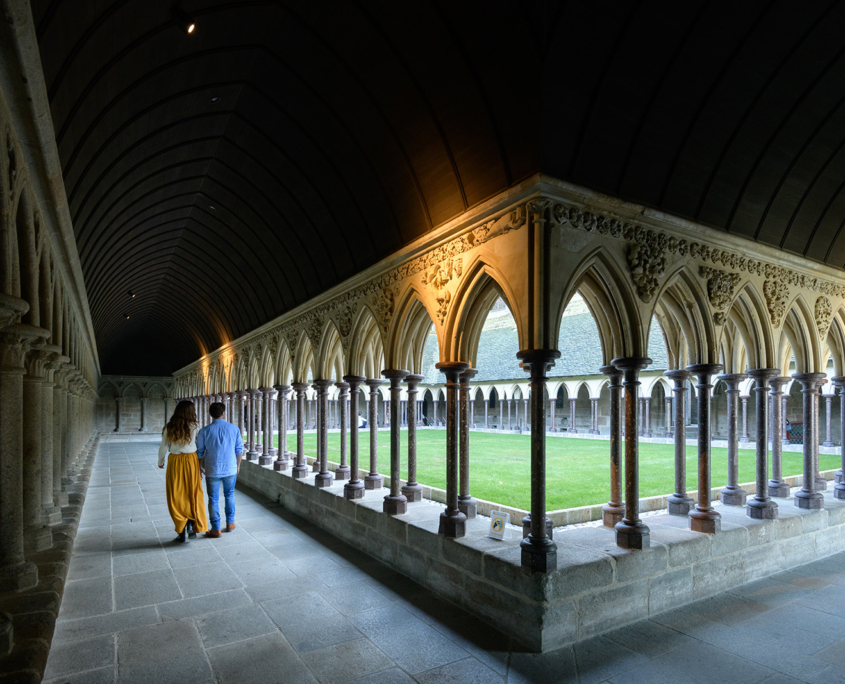 Le cloitre du Mont-Saint-Michel