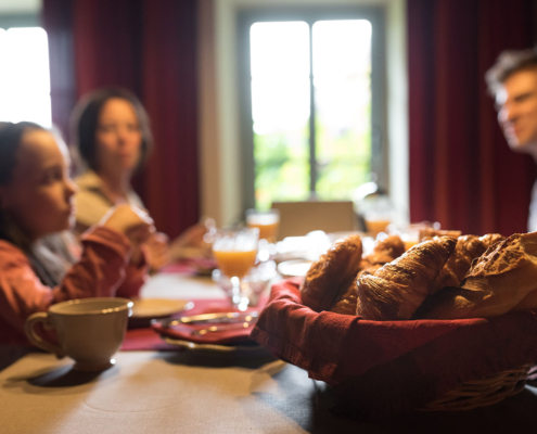 Petit-déjeuner en chambre d'hôtes