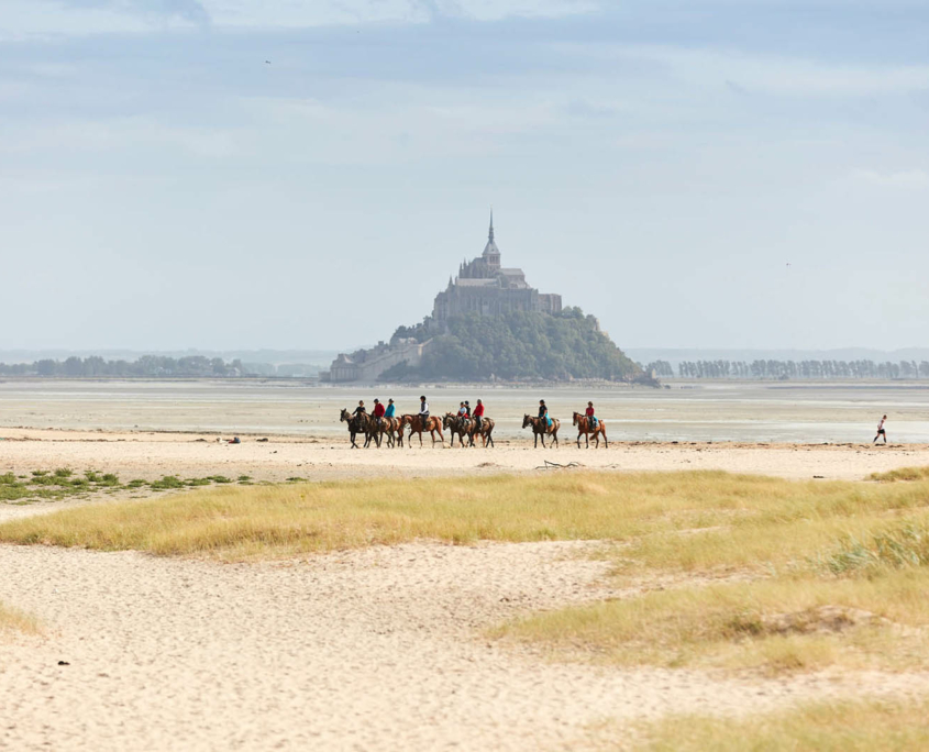 Plage paisible en Baie du Mont-Saint-Michel