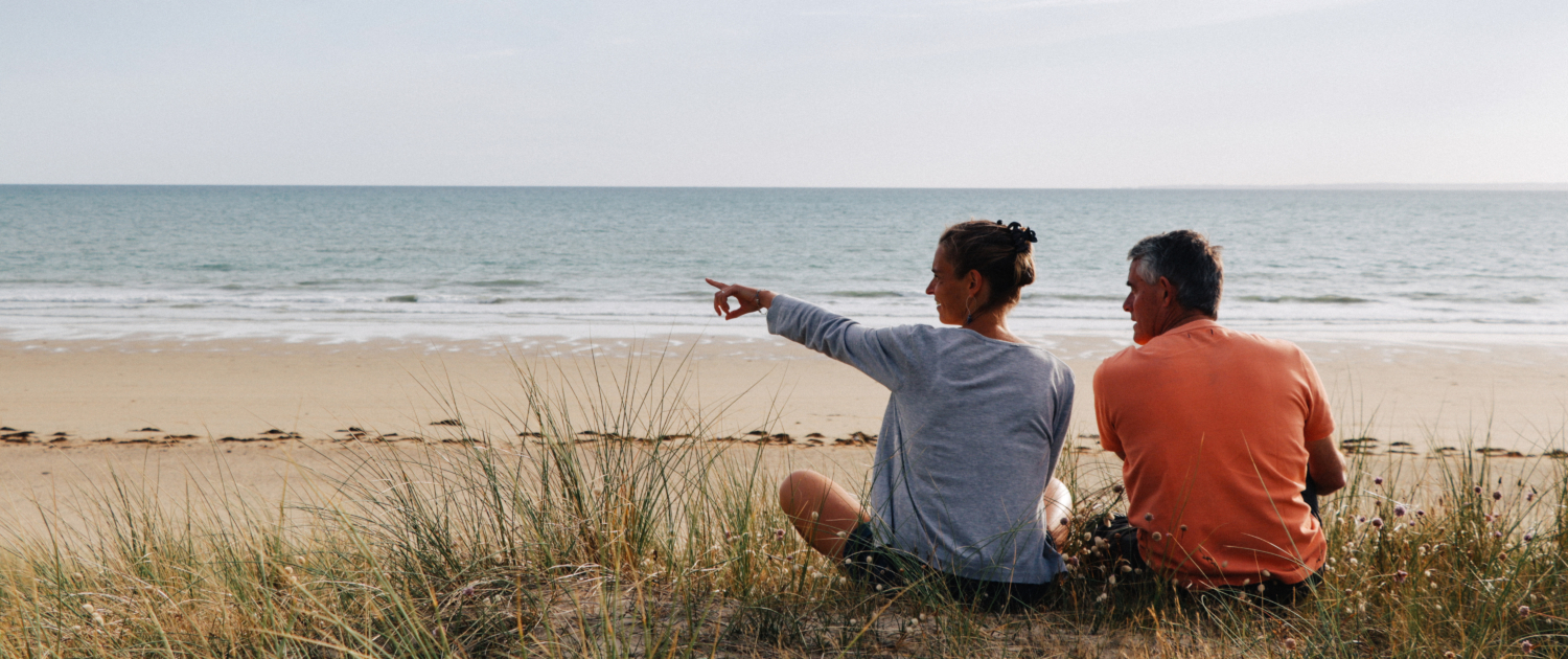 Détente sur les plages de Normandie