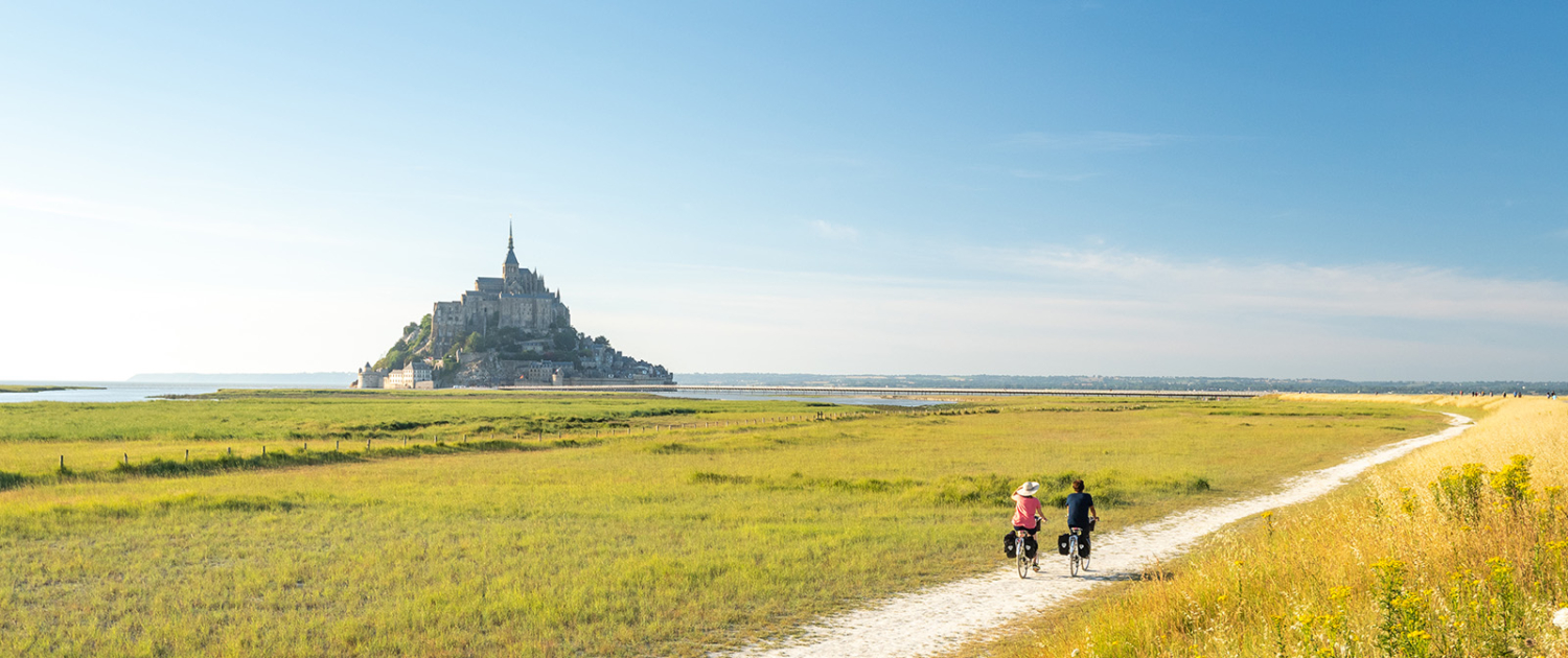 Le Mont Saint Michel à vélo